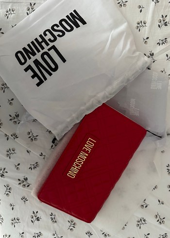 Love Moschino Kirmizi Sik Cuzdan