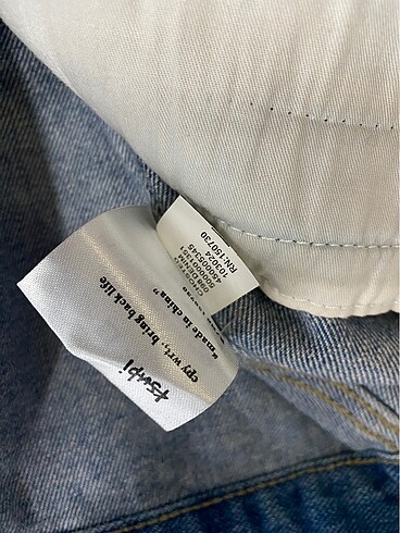 l Beden mavi Renk Ksubi x Travis Scott Denim Kot Mont