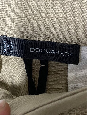 32 Beden Dsquared2 Muz İşlemeli Gabardin Chino Pantolon 32