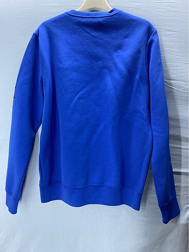 l Beden mavi Renk Valentino Kartal Baskılı Mavi Sweatshirt L