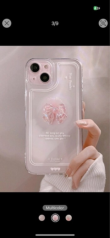 Iphone Fiyonk Kurdele Telefon Kabı