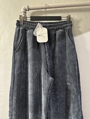 Beli Lastikli Kadife Pantolon