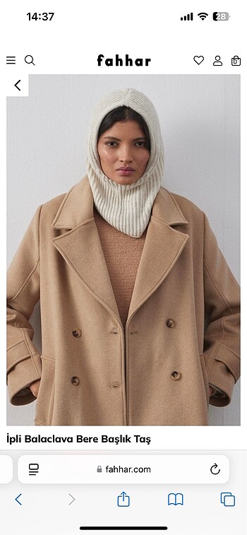 Fahhar İpli Balaclava Başlık