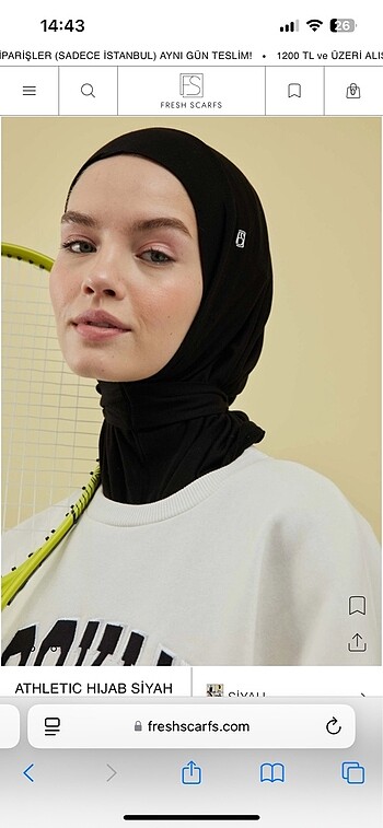Fresh Scarfs Athletic Hijab