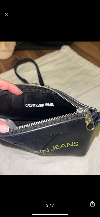  Beden Calvin Klein Siyah Çanta