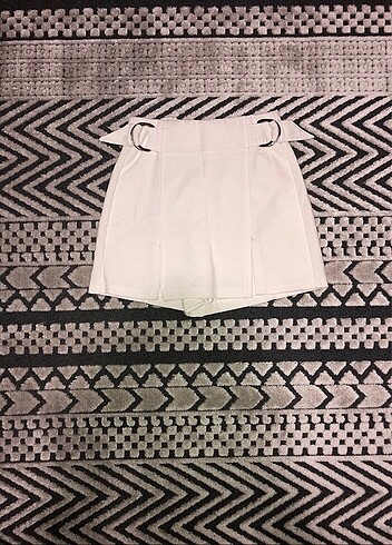 Bershka D Tokalı Şort Etek