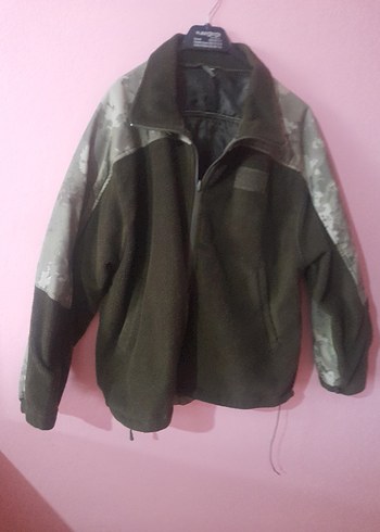 Kamuflaj Desenli Gri Erkek Streetwear Ceket