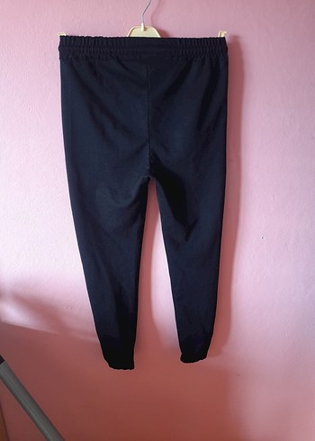 Siyah Kadın Rahat Kesim Eşofman Altı - Görsel 3