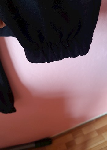 Siyah Kadın Rahat Kesim Eşofman Altı - Görsel 4