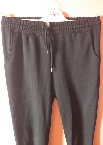 Siyah Kadın Rahat Kesim Eşofman Altı - Görsel 2