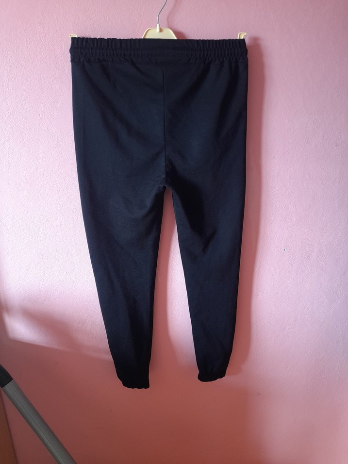 Siyah Kadın Rahat Kesim Eşofman Altı - Görsel 3