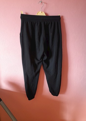 Siyah Rahat Kesim Kadın Eşofman Altı - Görsel 2