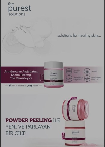The Purest Solutions Meyve Enzimli Toz Peeling - Görsel 2