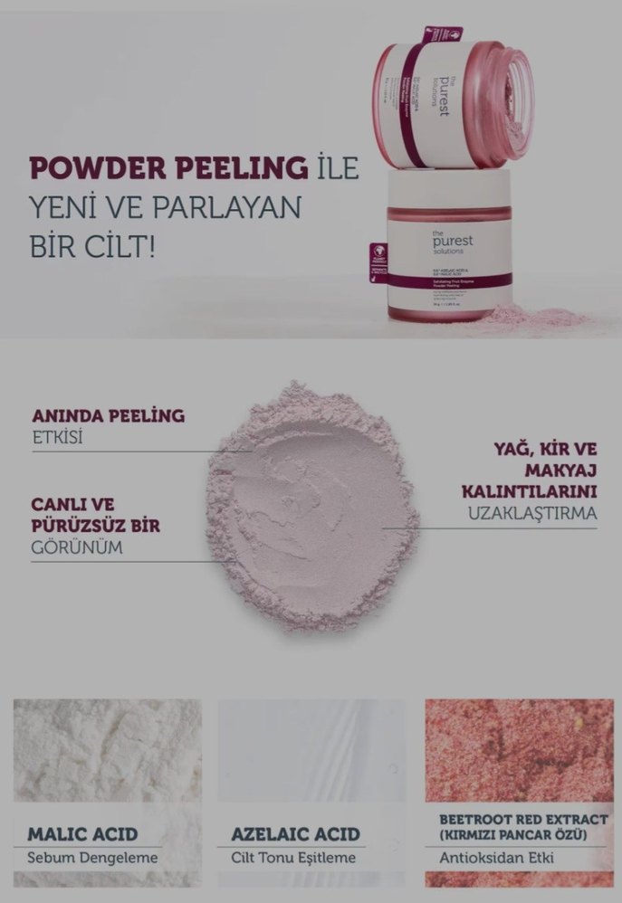 The Purest Solutions Meyve Enzimli Toz Peeling - Görsel 3