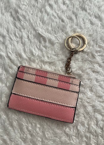 Pembe Deri Fermuarlı Kadın Cüzdanı - Görsel 2