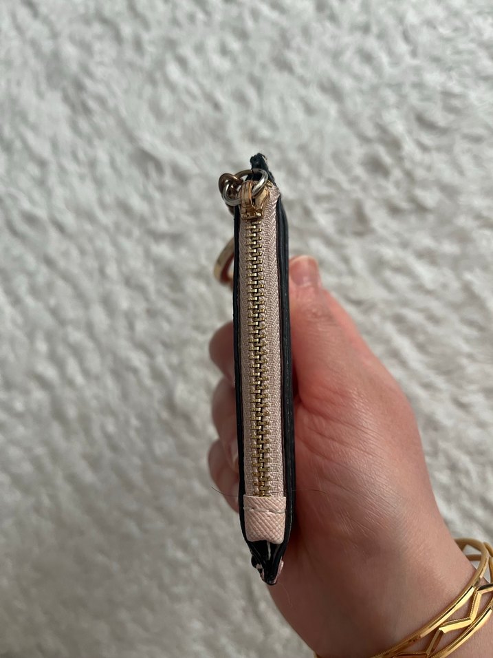 Pembe Deri Fermuarlı Kadın Cüzdanı - Görsel 3