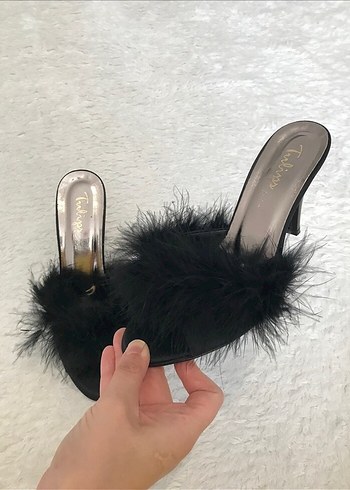 Topuklu Kadın Terlik - Görsel 4