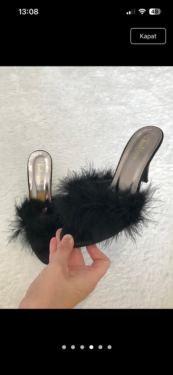 Topuklu Kadın Terlik - Görsel 4