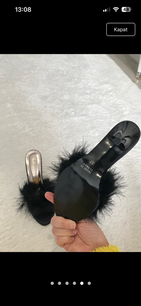 Topuklu Kadın Terlik - Görsel 5