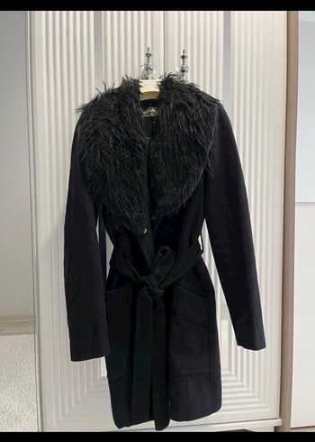 Siyah, uzun tüylü yakalı kaban - Görsel 2