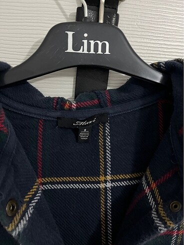 Mavi Jeans Mavi kapşonlu kalın gömlek