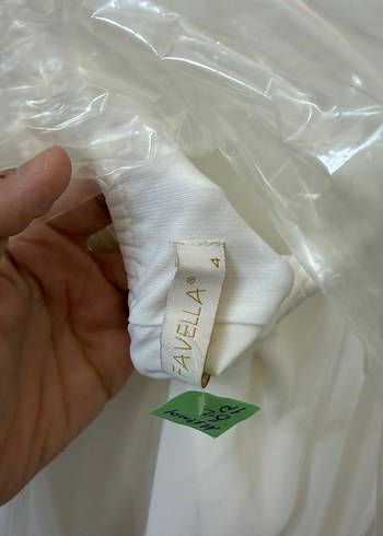 Uzun Beyaz Askısız Drape Detaylı Kadın Gelinlik - Görsel 3