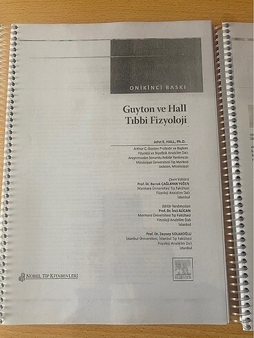 GUYTON VE HALL FİZYOLOJİ