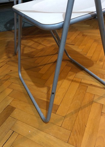  Beden Beyaz Katlanabilir Yüksek Sandalye