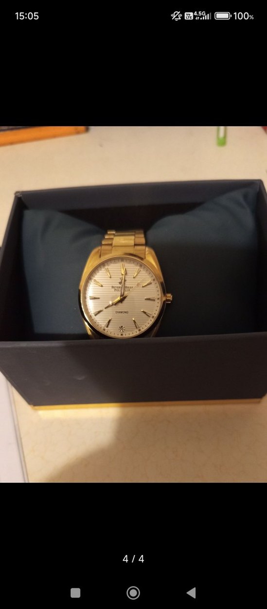 Altın Renkli Klasik Kadın Kol Saati - Görsel 2