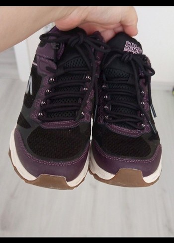 Mor Bağcıklı Spor Kadın Sneakers - Görsel 2