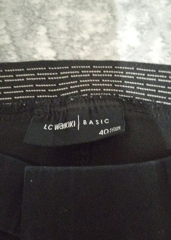LC Waikiki Siyah Elastik Belli Kadın Denim Pantolon