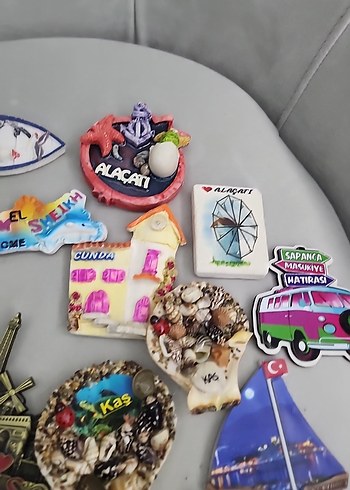 Renkli Seyahat Temalı Magnet Seti - Görsel 4