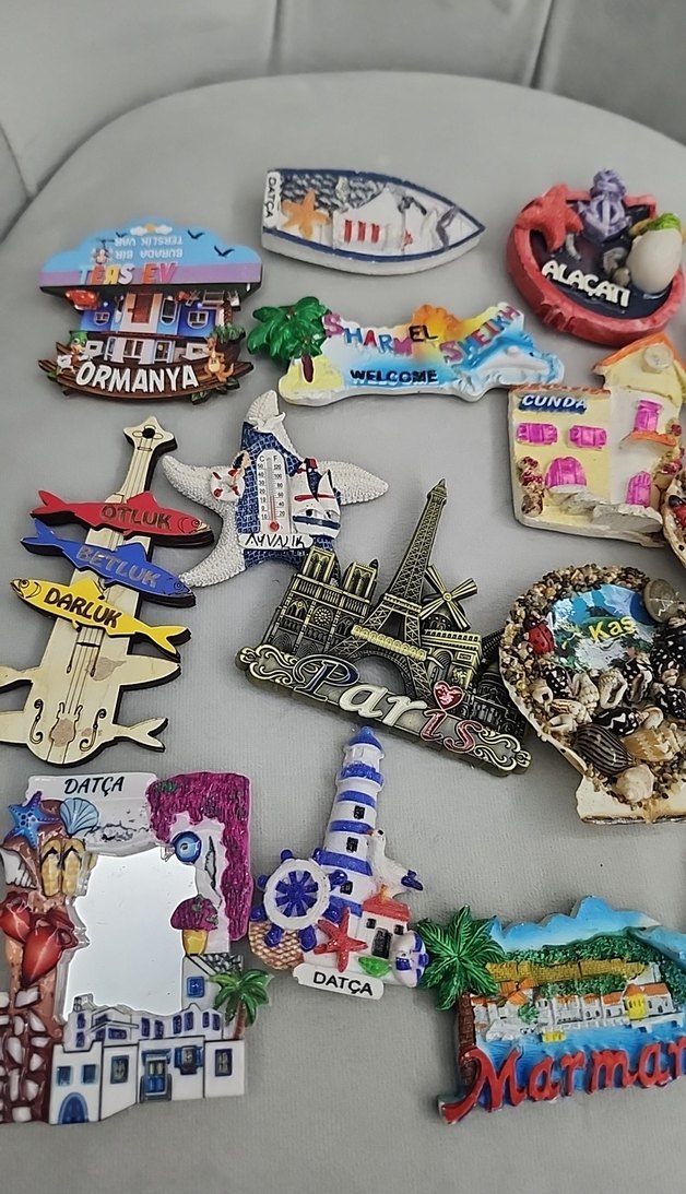Renkli Seyahat Temalı Magnet Seti - Görsel 3