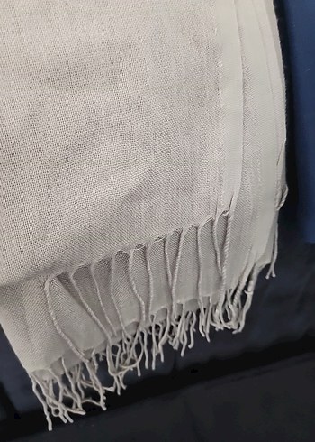 Tasarımcı Kadınlar için Keten Dokulu Örtü Şal