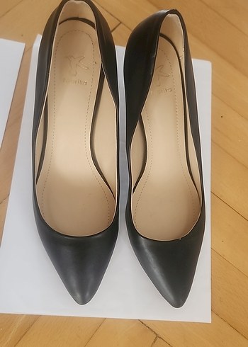 38 Beden siyah Renk Siyah Stiletto Topuklu Kadın Ofis Ayakkabısı