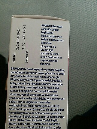 Beden Aspiratör yedek uç