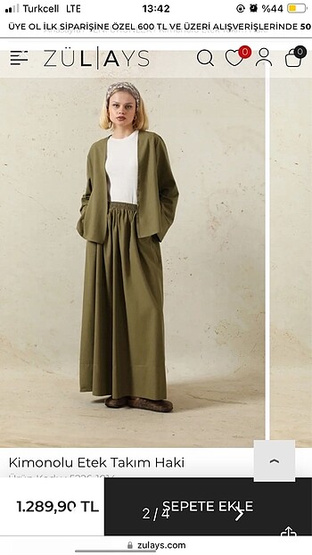 Suud Collection ZulAys Keten Takım