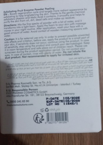 The Purest Solutions Meyve Enzimli Peeling Tozu - Görsel 2