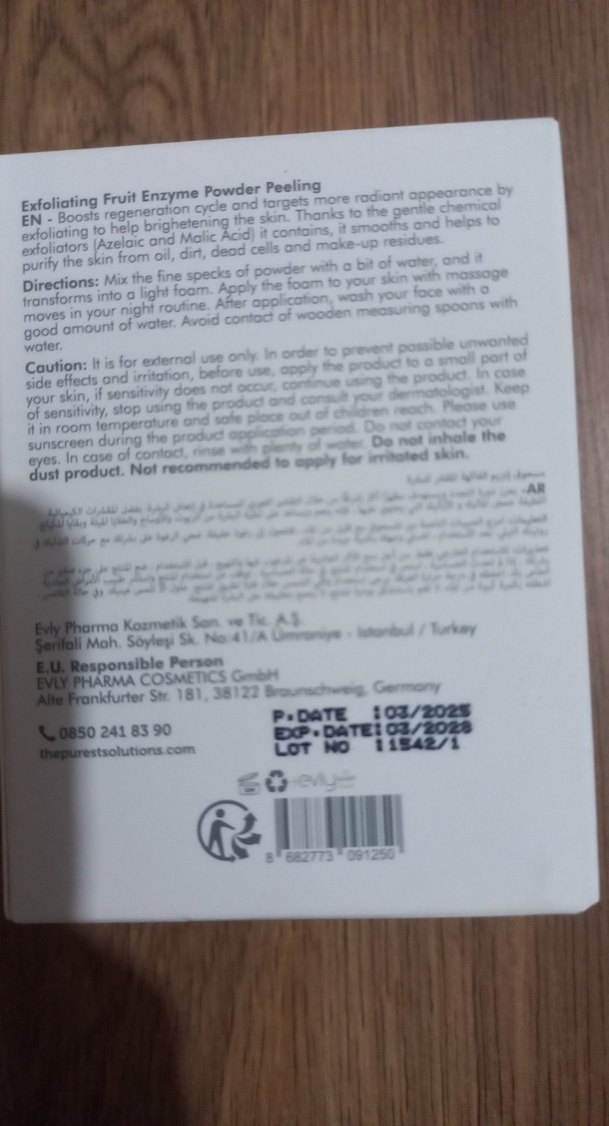 The Purest Solutions Meyve Enzimli Peeling Tozu - Görsel 2