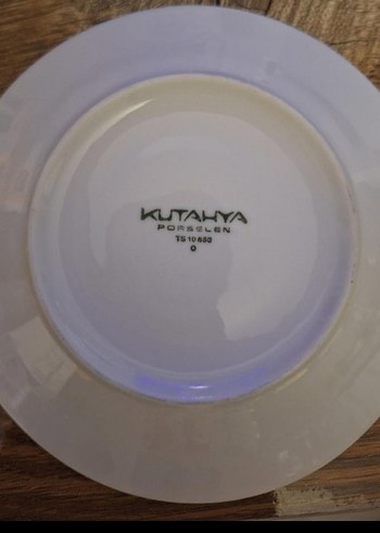 6 lı Beyaz Gri Desenli Porselen Fincan ve Tabak - Görsel 2