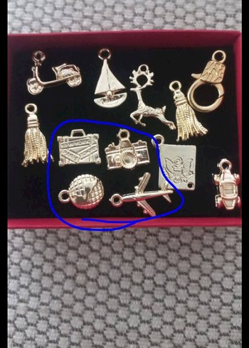 Accessorize  Metal Charm Seti Mini Susler Ve Detaylar