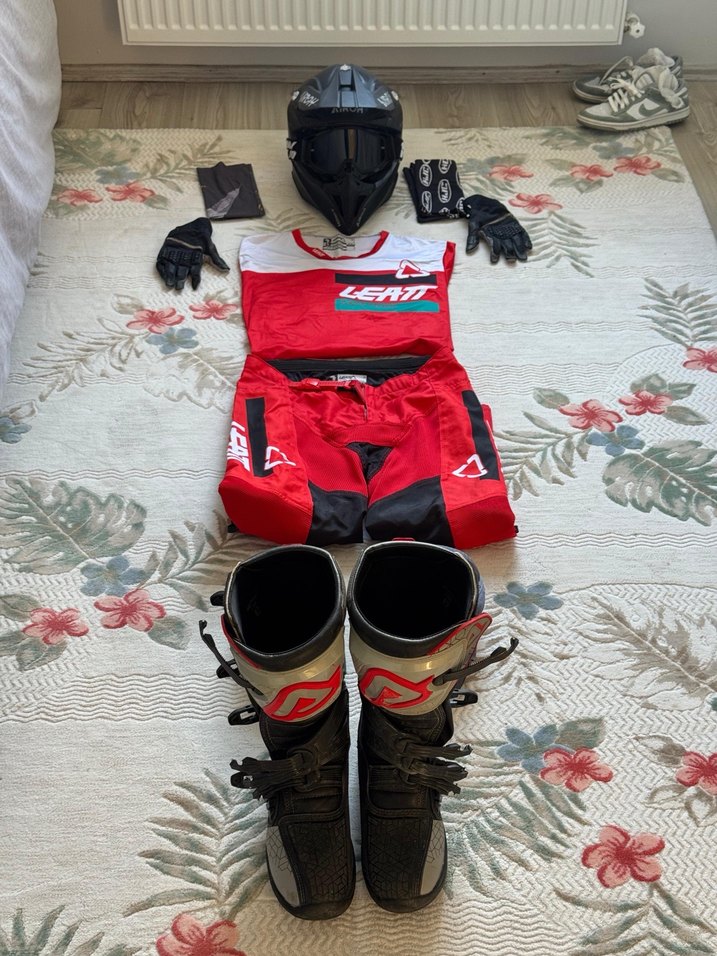 Kırmızı Erkek Endro Cros Of-Road takım - Görsel 2