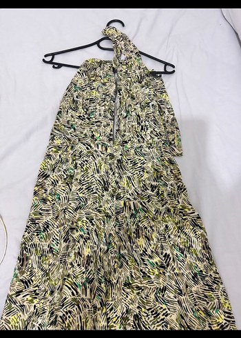 Kadın Bohem Yılan Desenli Midi Tulum - Görsel 2