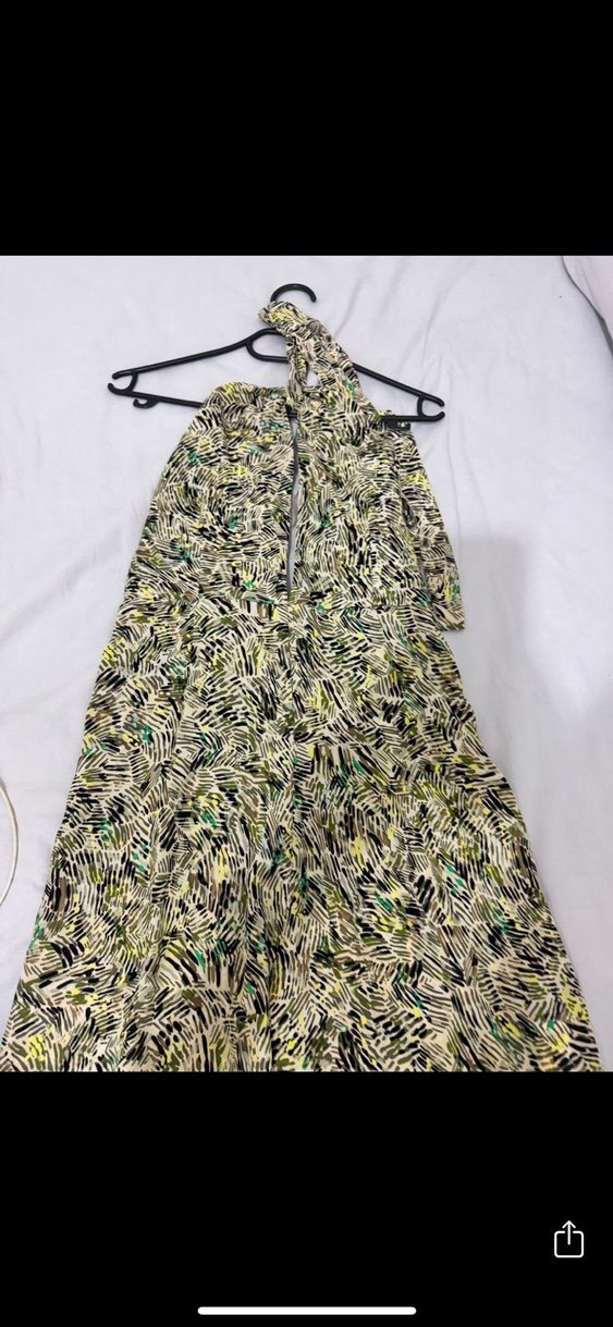 Kadın Bohem Yılan Desenli Midi Tulum - Görsel 2