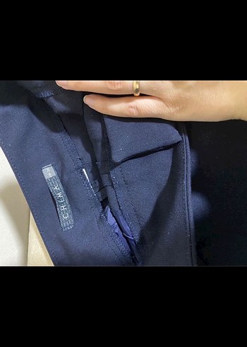 Kadın Lacivert Kumaş Pantolon - Görsel 5