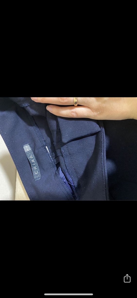 Kadın Lacivert Kumaş Pantolon - Görsel 5