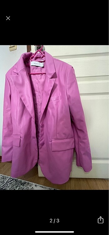 Bershka Bershka deri blazer