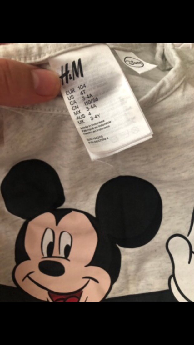 Uzun Kollu Mickey Mouse Baskılı Gri tulum - Görsel 2