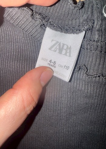 Kız Çocuk Siyah Uzun Kollu Basic Bluz - Görsel 2