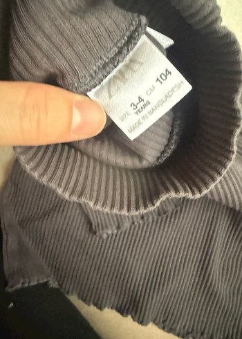 Gri fitilli Balıkçı Yaka kız çocuk body - Görsel 3